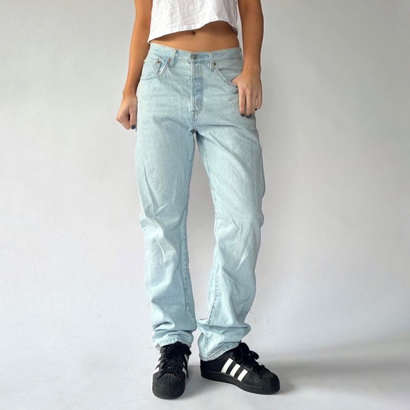 Levi's Denim - Low Rise Levi's 501 Jeans Lightwash 30x30